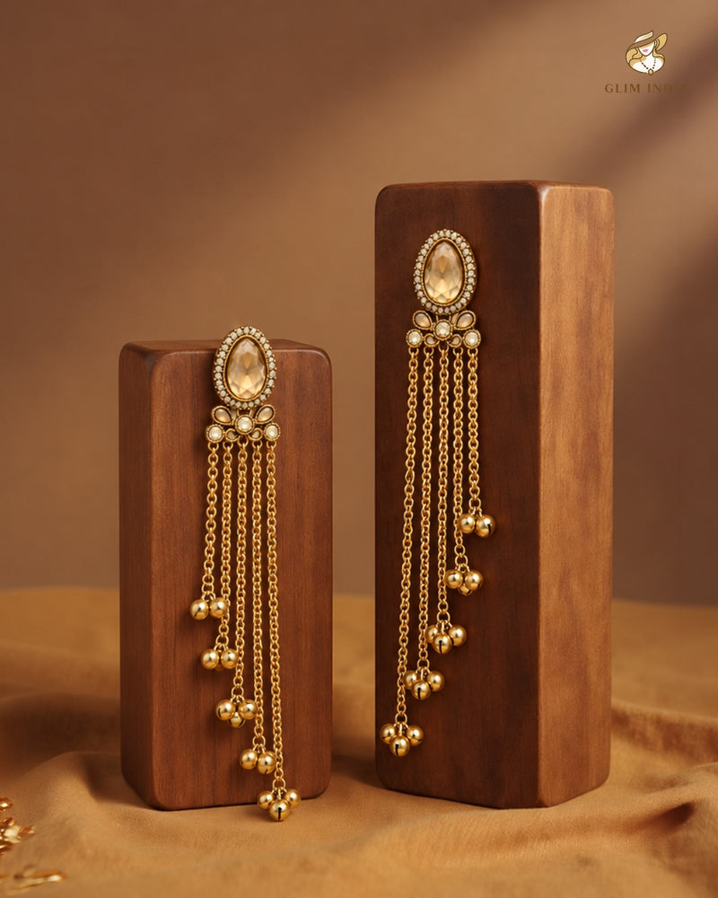 Kashmir Gulnaar Cascade Earrings