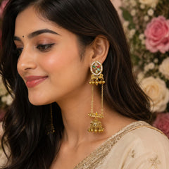Shalimar Sage Kashmiri Earrings