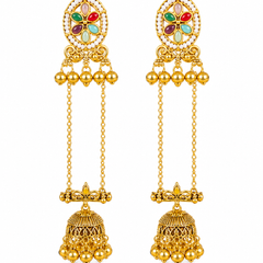 Shalimar Sage Kashmiri Earrings