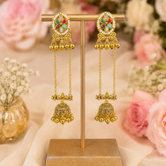 Shalimar Sage Kashmiri Earrings
