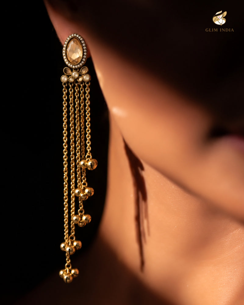 Kashmir Gulnaar Cascade Earrings