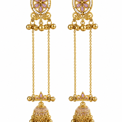 Shalimar Sage Kashmiri Earrings