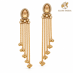 Kashmir Gulnaar Cascade Earrings