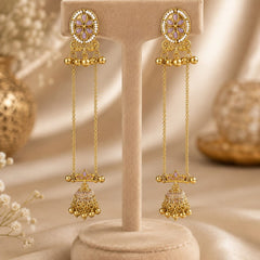 Shalimar Sage Kashmiri Earrings
