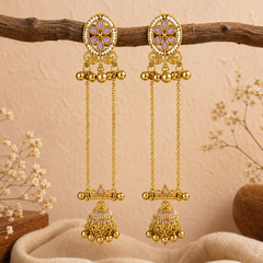 Shalimar Sage Kashmiri Earrings