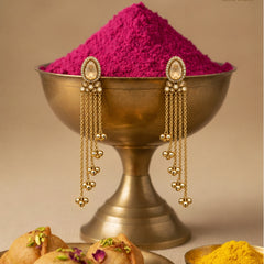 Kashmir Gulnaar Cascade Earrings
