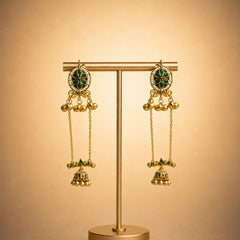 Shalimar Sage Kashmiri Earrings