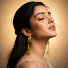 Shalimar Sage Kashmiri Earrings
