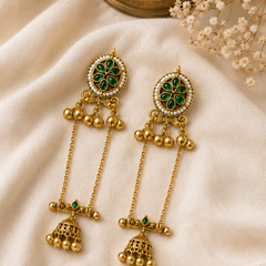 Shalimar Sage Kashmiri Earrings