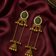 Shalimar Sage Kashmiri Earrings