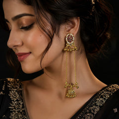 Shalimar Sage Kashmiri Earrings