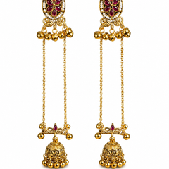 Shalimar Sage Kashmiri Earrings