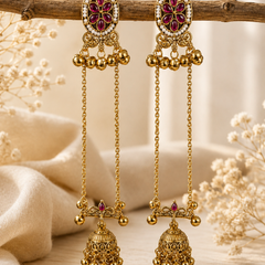 Shalimar Sage Kashmiri Earrings