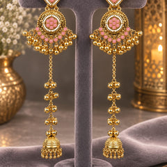 Noor-e-Kashmir Ruby Earrings