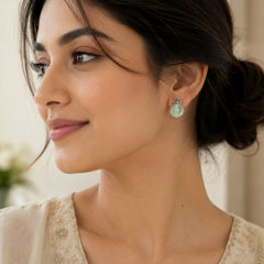 Oxidized Silver Jhumka Earrings | Earrings for Women - V2