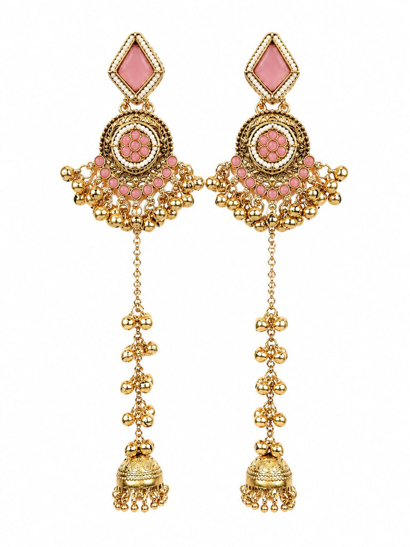 Noor-e-Kashmir Ruby Earrings