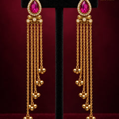 Kashmir Gulnaar Cascade Earrings