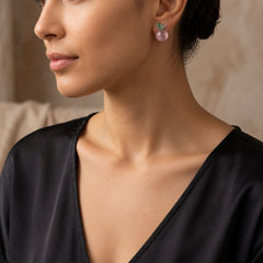 Gold Pearl Drop Jhumka Earrings | Earrings for Women - V2