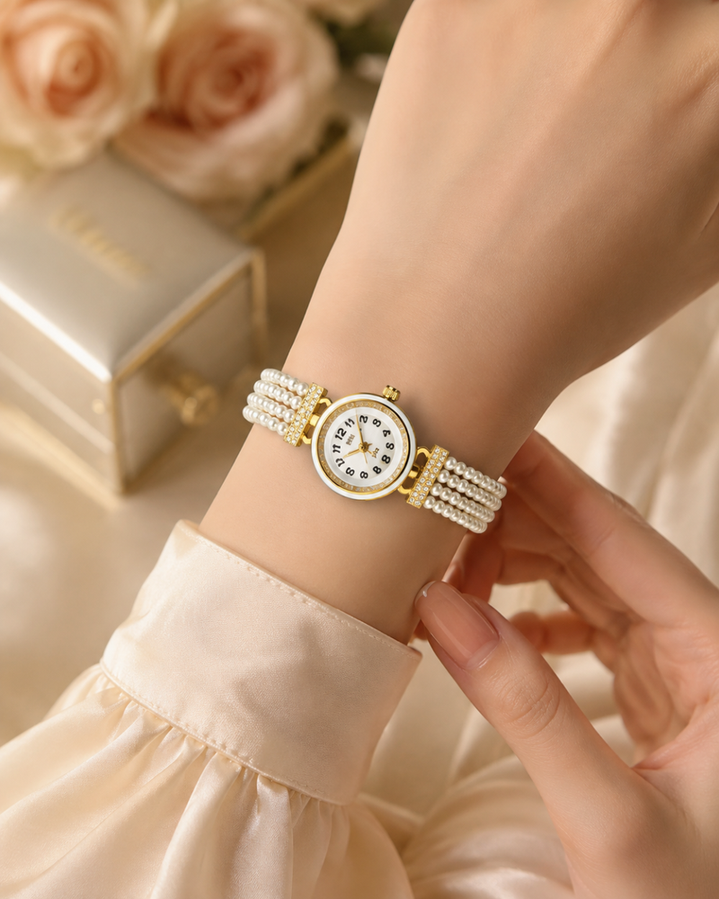 Luna Pearl Elegance Bracelet Watch