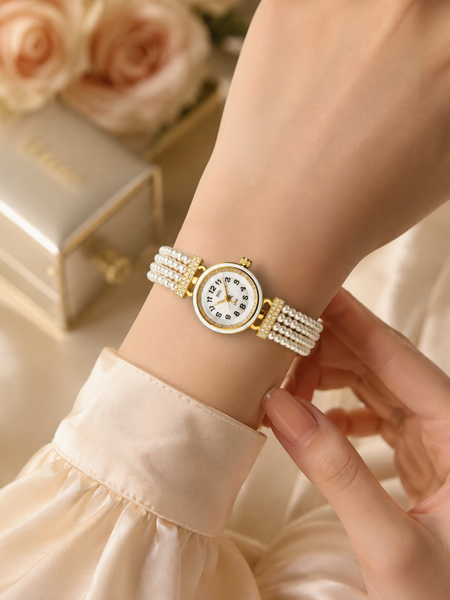 Luna Pearl Elegance Bracelet Watch