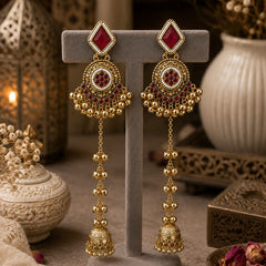 Noor-e-Kashmir Ruby Earrings