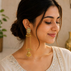 Shalimar Sage Kashmiri Earrings