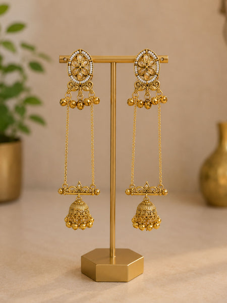 Shalimar Sage Kashmiri Earrings