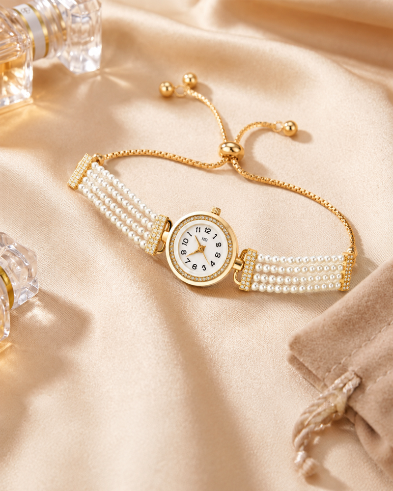 Luna Pearl Elegance Bracelet Watch