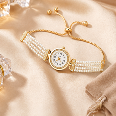 Luna Pearl Elegance Bracelet Watch