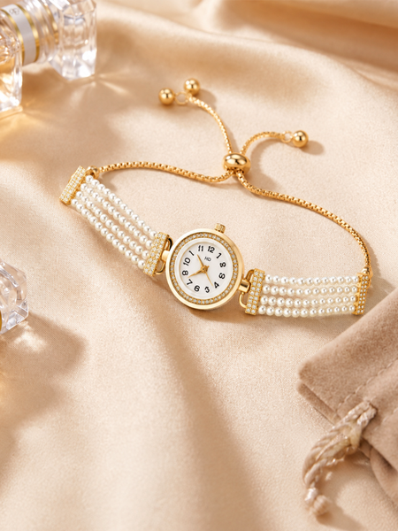 Luna Pearl Elegance Bracelet Watch