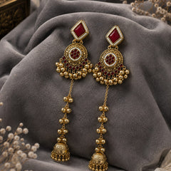Noor-e-Kashmir Ruby Earrings