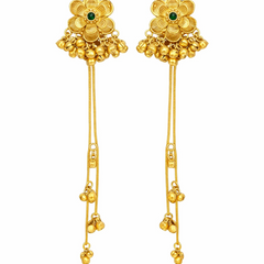 Traditional Floral Jhumka Earrings