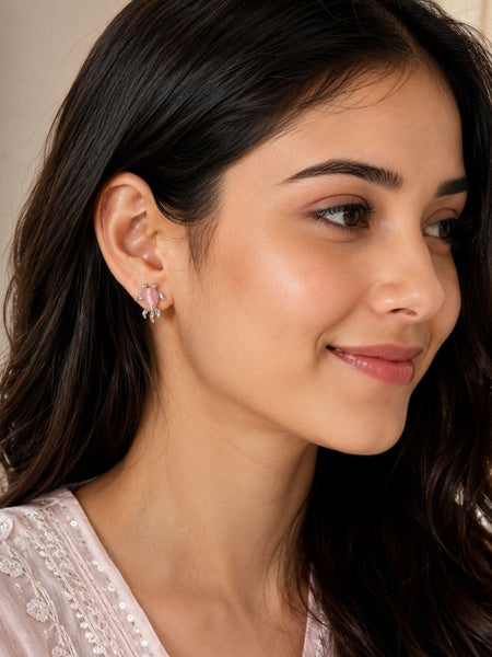 Oxidized Pearl Jhumka Earrings | Earrings for Women
