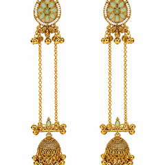 Kashmiri Gulnaar Heritage Earrings