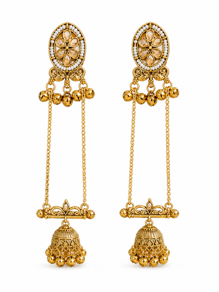 Shalimar Sage Kashmiri Earrings