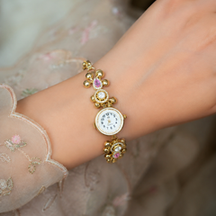 Royal Blossom Gold Bracelet Watch