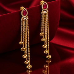 Kashmir Gulnaar Cascade Earrings