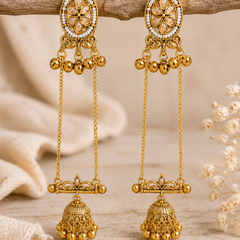 Shalimar Sage Kashmiri Earrings