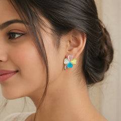 Oxidized Temple Jhumka Earrings | Earrings for Women - V2