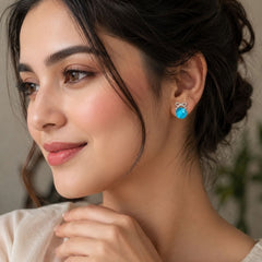 Pearl Cluster Stud Earrings | Earrings for Women