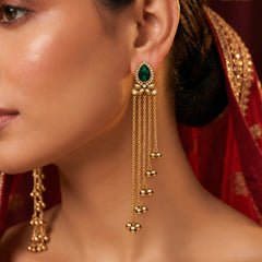 Kashmir Gulnaar Cascade Earrings