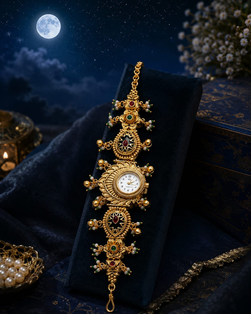 Rajsi Pankh Heritage Jewellery Watch