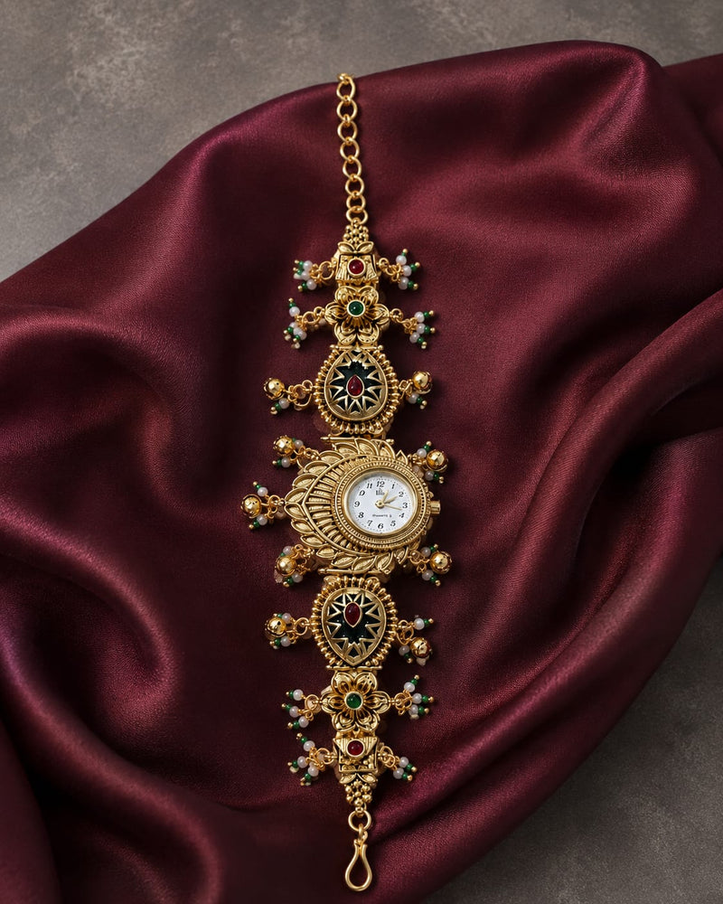 Rajsi Pankh Heritage Jewellery Watch