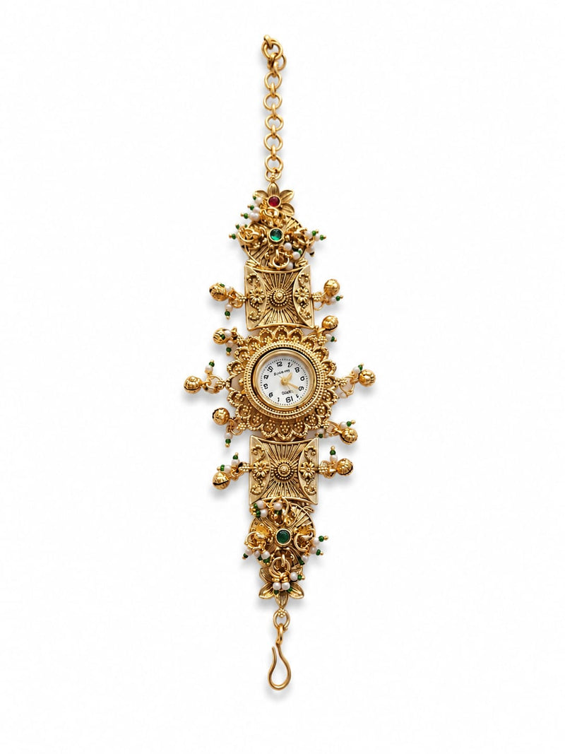 Rajwada Pearl Charm Watch