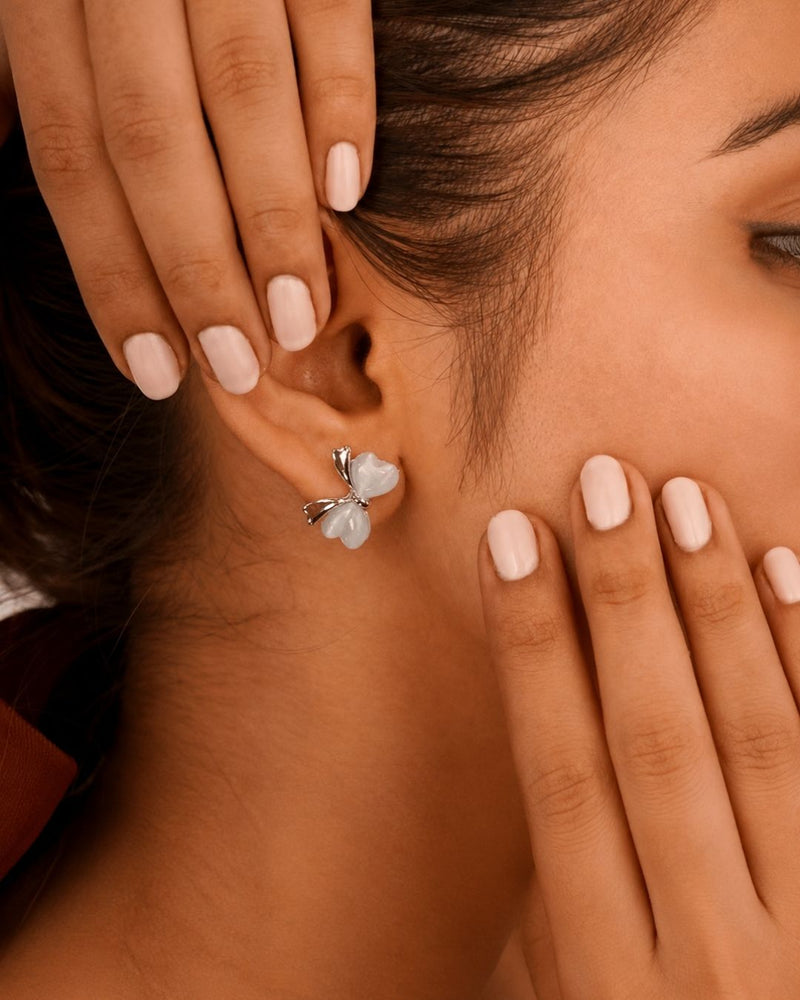Pearl Drop Stud Earrings | Earrings for Women - V2