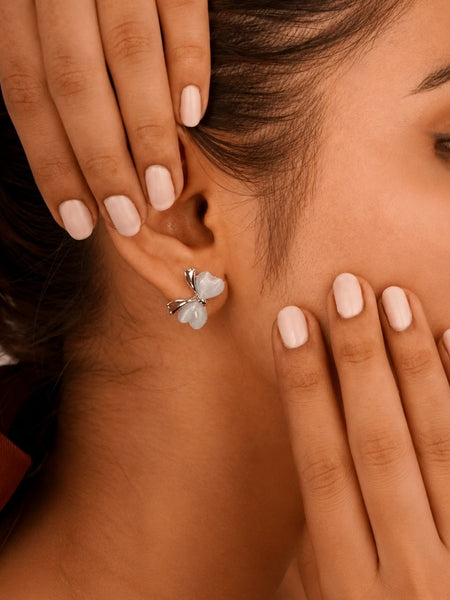 Pearl Drop Stud Earrings | Earrings for Women - V2