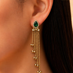 Kashmir Gulnaar Cascade Earrings
