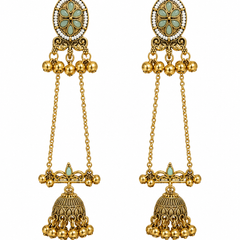 Shalimar Sage Kashmiri Earrings