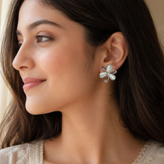 Gold Beaded Jhumka Earrings | Earrings for Women - V2