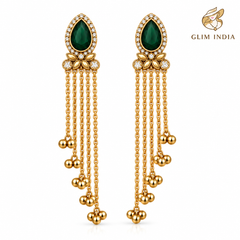 Kashmir Gulnaar Cascade Earrings